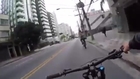 Bicyclist Runs over Dog
