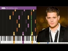 How to play Michael Buble Try a little tenderness   Piano tutotial  30% speed