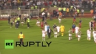 Serbia: Flag-carrying DRONE sparks clashes at Serbia-Albania game