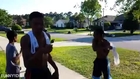 Intense wet shirt fight between two teens