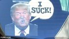 Trump admits he sucks