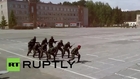Russia: Mozambican cadets perform 'warrior dance' at Novosibirsk Military Institute