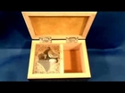 Vintage Westland Company Music Box Dancer Trinket Jewelry Box