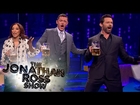 Luke Evans And Hugh Jackman's Gaston Sing Off - The Jonathan Ross Show