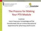 PTX Instructor Orientation Video CIPS Knowledge Enterprise