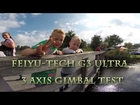 Feiyu-Tech G3 Ultra - 3 Axis Gimbal TEST with running kids
