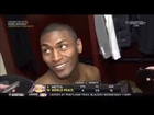 Metta World Peace EPIC INTERVIEW 'I'm Too Sexy For My Cat'