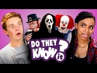DO TEENS KNOW 90's HORROR FILMS?  (REACT: Do They Know It?)