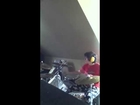 Screwing around on drums