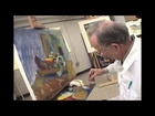 Bela Petheo painting demonstration with stories