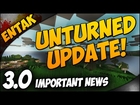 Unturned Update ➤ Update 3.0 IMPORTANT NEWS - Full INFO/REVIEW Of Development Stream! [Part 1]