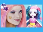 My Little Pony Princess Celestia Makeup Tutorial!  Equestria Girl Doll Cosplay | Kittiesmama