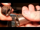 Ducati 250 Motorcycle Frame Repair making a foot peg hand cutting filing gear like teeth