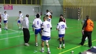 Didier Dousset et son équipe en soutien à notre équipe de Handball