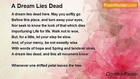 Dorothy Parker - A Dream Lies Dead