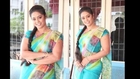 Hot Tamil Serial Actress Devi Priya Romantic Saree Photo Shoot