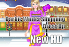 Princess Barbie Game - Barbie Winter Shopping Dress up Game - Gameplay