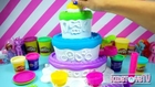 play Doh Cake Mountain Playset toys, play doh cupcakes, play doh lollipos