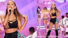 Ariana Grande Flashes A Glimpse Of Her BUTT at Florida's Jingle Ball While Performing To 