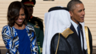 First Lady Turns Heads By Not Wearing Headscarf In Saudi Arabia