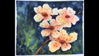 How to paint Cherry Blossoms in Watercolor