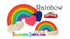 Play Doh Rainbow - How to