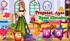 Puzzle Games - Pregnant Anna Room Cleaning Game