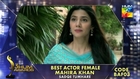 3rd Hum Tv Awards Best Actress Nominations