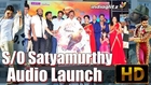 Son of Satyamurthy Audio Launch