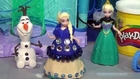 FROZEN PLAY DOH Tuorial How to Make Disney Princess Elsa A Play Doh Dress
