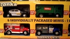 My Best Top 6 TONKA Toys inc GARBAGE TRUCK, POLICE CAR, AMBULANCE, CHERRY PICKER and TOW TRUCK