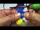 How to #crochet a flower tutorial / mutlti petal flower