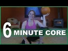 6 Minute Intense Medicine Ball Core Workout Routine - Home Workout