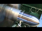 Mach 3 CNC lathe turning an Egg Shape In 6061 Aluminum